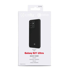 CROMO - Cover in morbido TPU con finitura soft touch colore nero compatibile con Samsung Galaxy S21 Ultra 5G/ Galaxy S21 Ultra 5G Enterprise Edition
