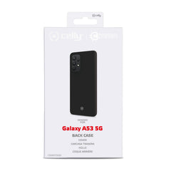 CROMO - Cover in morbido TPU con finitura soft touch colore nero compatibile con Samsung Galaxy A53 5G/ Galaxy A53 5G Enterprise Edition