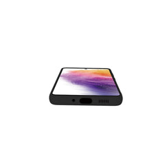 CROMO - Cover in morbido TPU con finitura soft touch colore nero compatibile con Samsung Galaxy A73 5G