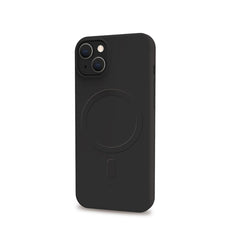 CROMOMAG - Cover in TPU morbido compatibile con la tecnologia Magsafe, colore nero compatibile con Apple iPhone 15 [IPHONE 15 CASES]