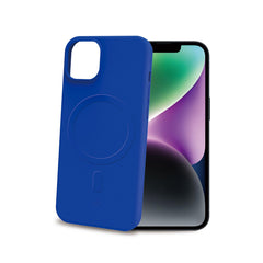 CROMOMAG - Cover in TPU morbido compatibile con la tecnologia Magsafe, colore blu compatibile con Apple iPhone 15 [IPHONE 15 CASES]