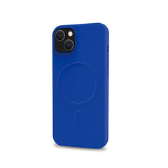 CROMOMAG - Cover in TPU morbido compatibile con la tecnologia Magsafe, colore blu compatibile con Apple iPhone 15 [IPHONE 15 CASES]