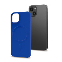CROMOMAG - Cover in TPU morbido compatibile con la tecnologia Magsafe, colore blu compatibile con Apple iPhone 15 [IPHONE 15 CASES]