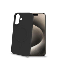CROMOMAG - Cover in TPU morbido compatibile con la tecnologia Magsafe, colore nero compatibile con Apple iPhone 15 Plus [IPHONE 15 CASES]