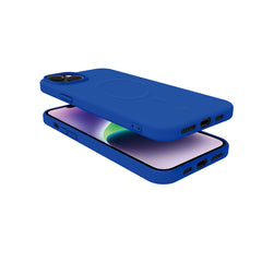 CROMOMAG - Cover in TPU morbido compatibile con la tecnologia Magsafe, colore blu compatibile con Apple iPhone 15 Plus [IPHONE 15 CASES]