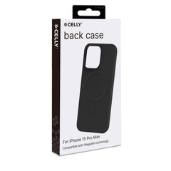 CROMOMAG - Cover in TPU morbido compatibile con la tecnologia Magsafe, colore nero compatibile con Apple iPhone 15 Pro Max [IPHONE 15 CASES]