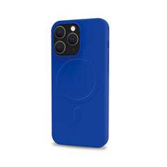 CROMOMAG - Cover in TPU morbido compatibile con la tecnologia Magsafe, colore blu compatibile con Apple iPhone 15 Pro Max [IPHONE 15 CASES]