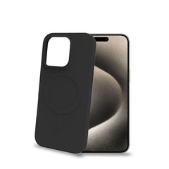 CROMOMAG - Cover in TPU morbido compatibile con la tecnologia Magsafe, colore nero compatibile con Apple iPhone 16 Pro [IPHONE 16 CASES]