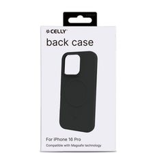 CROMOMAG - Cover in TPU morbido compatibile con la tecnologia Magsafe, colore nero compatibile con Apple iPhone 16 Pro [IPHONE 16 CASES]