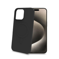 CROMOMAG - Cover in TPU morbido compatibile con la tecnologia Magsafe, colore nero compatibile con Apple iPhone 16 Pro Max [IPHONE 16 CASES]
