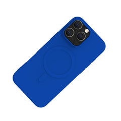 CROMOMAG - Cover in TPU morbido compatibile con la tecnologia Magsafe, colore blu compatibile con Apple iPhone 16 Pro Max [IPHONE 16 CASES]