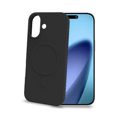 CROMOMAG - Cover in TPU morbido compatibile con la tecnologia Magsafe, colore nero compatibile con Apple iPhone 17 [IPHONE 17 CASES]