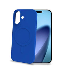 CROMOMAG - Cover in TPU morbido compatibile con la tecnologia Magsafe, colore blu compatibile con Apple iPhone 17 [IPHONE 17 CASES]