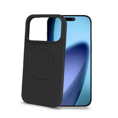 CROMOMAG - Cover in TPU morbido compatibile con la tecnologia Magsafe, colore nero compatibile con Apple iPhone 17 Pro [IPHONE 17 CASES]