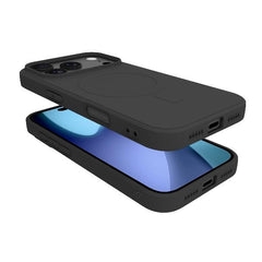 CROMOMAG - Cover in TPU morbido compatibile con la tecnologia Magsafe, colore nero compatibile con Apple iPhone 17 Pro [IPHONE 17 CASES]