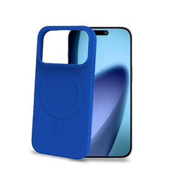 CROMOMAG - Cover in TPU morbido compatibile con la tecnologia Magsafe, colore blu compatibile con Apple iPhone 17 PRO [IPHONE 17 CASES]