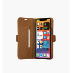 Copenhagen Slim - Custodia in Pelle per iPhone 12/12 Pro - Cuoio