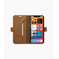 Copenhagen Slim - Custodia in Pelle per iPhone 12/12 Pro - Cuoio