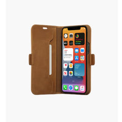 Copenhagen Slim - Custodia in Pelle per iPhone 12/12 Pro - Cuoio