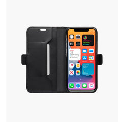 Copenhagen Slim - Custodia in Pelle per iPhone 12/12 Pro - Nero