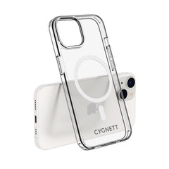 AeroShield - Custodia MagSafe per iPhone 14 - Trasparente
