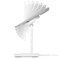 Base di ricarica 2 in 1 ChargeBase Qi2 per iPhone e AirPods - Bianco