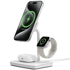 Caricabatteria Wireless 3-in-1 - Bianco