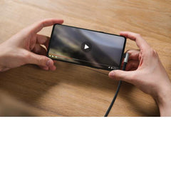 Cavo Corazzato ad angolo retto da Lightning a Usb-C 2.0 1m nero