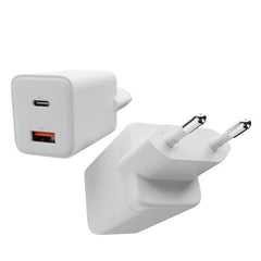 POWERPLUS 35W DUAL PORT WALL CHARGER