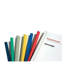 DORSINI RILEGAFOGLI PER RILEGATURA SENZA MACCHINA.COLORE BIANCO. DIAMETRO 3MM - 15 FOGLI