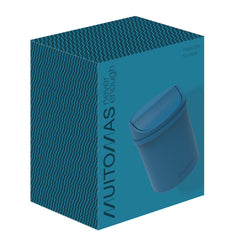 MUITOMAS - Cestino da scrivania blu ottanio