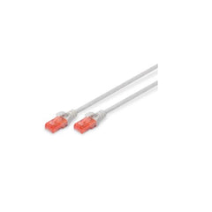 DK-1612-050 CAT 6, U-UTP patch cord, PVC AWG 26/7, length 5 m, color grey