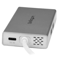 Mini dock USB-C a HDMI 4K con hub USB