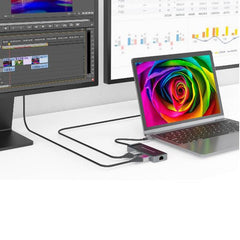 DOCKING STATION 7-in-1 USB 3.2 Gen. 1 - 2x HDMI, 3x USB-A, GbE LAN, 100W USB PD
