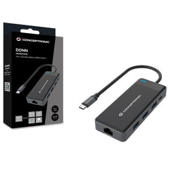 DOCKING STATION 7-in-1 USB 3.2 Gen. 1 - 2x HDMI, 3x USB-A, GbE LAN, 100W USB PD