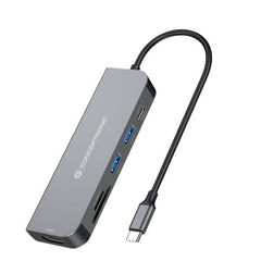 DOCKING STATION 6-in-1 USB 3.2 Gen.1 - USB 3.0 x 2, 60W USB PD, HDTV, SD, TF/MicroSD