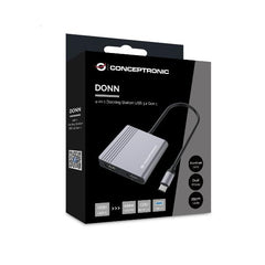 DOCKING STATION 4-IN-1 USB 3.2 GEN1 -- 2x HDMI, 1x USB-C PD 100W, 1x USB 3.0