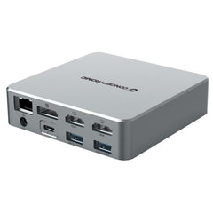 DOCKING STATION 15-in-1 DISPLAYLINK USB 3.2 GEN 2 -- Triple Display, HDMI, DisplayPort, USB-C 10Gbps, USB-A 10Gbps, USB-A 5Gbps, SD, TF/MicroSD, GbE, Audio, DC in, Security Slot