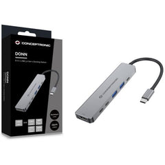DOCKING STATION 6-in-1 USB 3.2 Gen 1, HDMI, 2x USB-A 5Gbps, 2x USB-C 5Gbps, USB PD 100W
