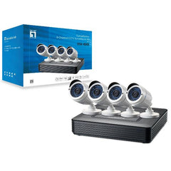 LEVELONE DSK-8001 - KIT VIDEOSORVEGLIANZA 8-CANALI (DVR + 4 TELECAMERE)