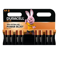 DURACELL PLUS POWERBOOST STILO AA CONF.8