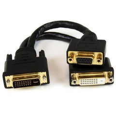Cavo splitter DVI-I a DVI-D e HD15 VGA