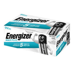 ENERGIZER - Batteria da 9V Alcalina/manganese Max Plus Industrial conf.20