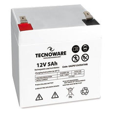 POWER BATTERY TECNOWARE 12V 5AH FASTON 6,3 MM
