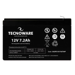 BATTERIA TECNOWARE 12V 7,2AH