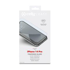 EASY - Vetro 9H con spessore 0.3 mm compatibile con Apple iPhone 14 Pro