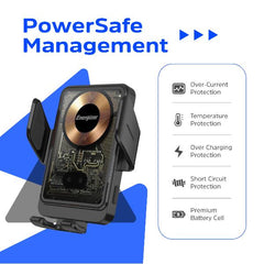 WIRELESS CAR CHARGER MAGNETICO AUTO CLAMP