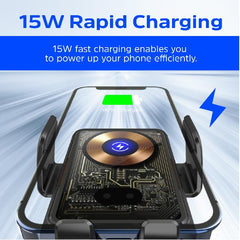 WIRELESS CAR CHARGER MAGNETICO AUTO CLAMP