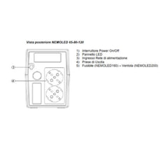 NEMO - LINE INTERACTIVE 800 VA  360 W   2  SHUKO NO USB