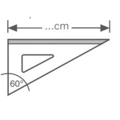 SQUADRA ELASTIKA 60° CM. 35